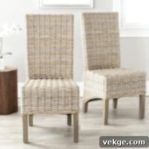 Wicker chairs