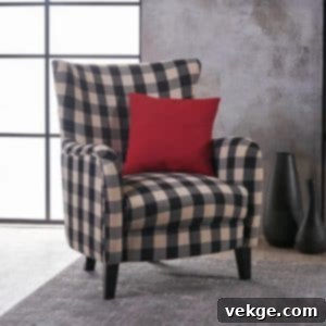 Upholstered arm chair