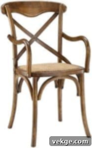 Rattan accent chair
