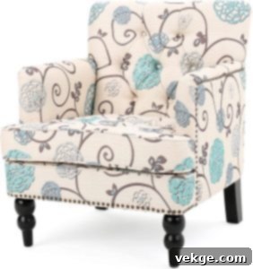 Subtle patterns chair