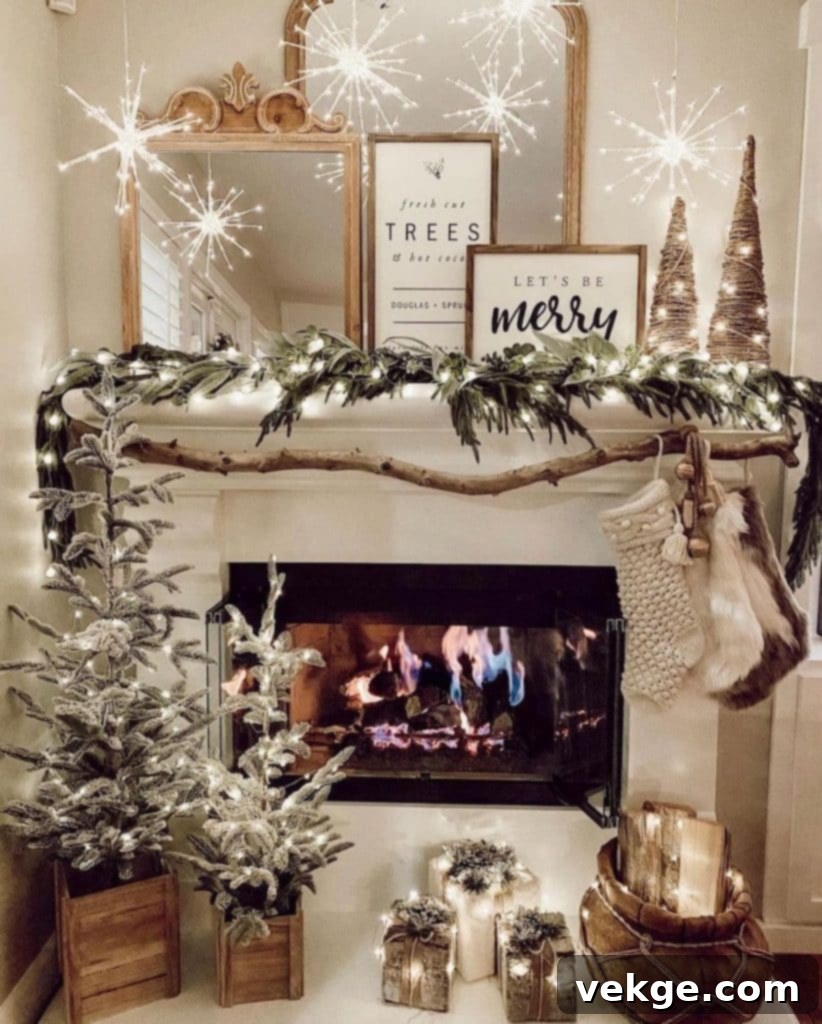 cozy fireplace 