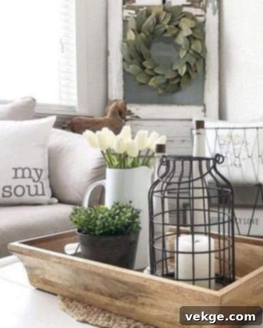 embrace this by adding some rustic texture to your decor