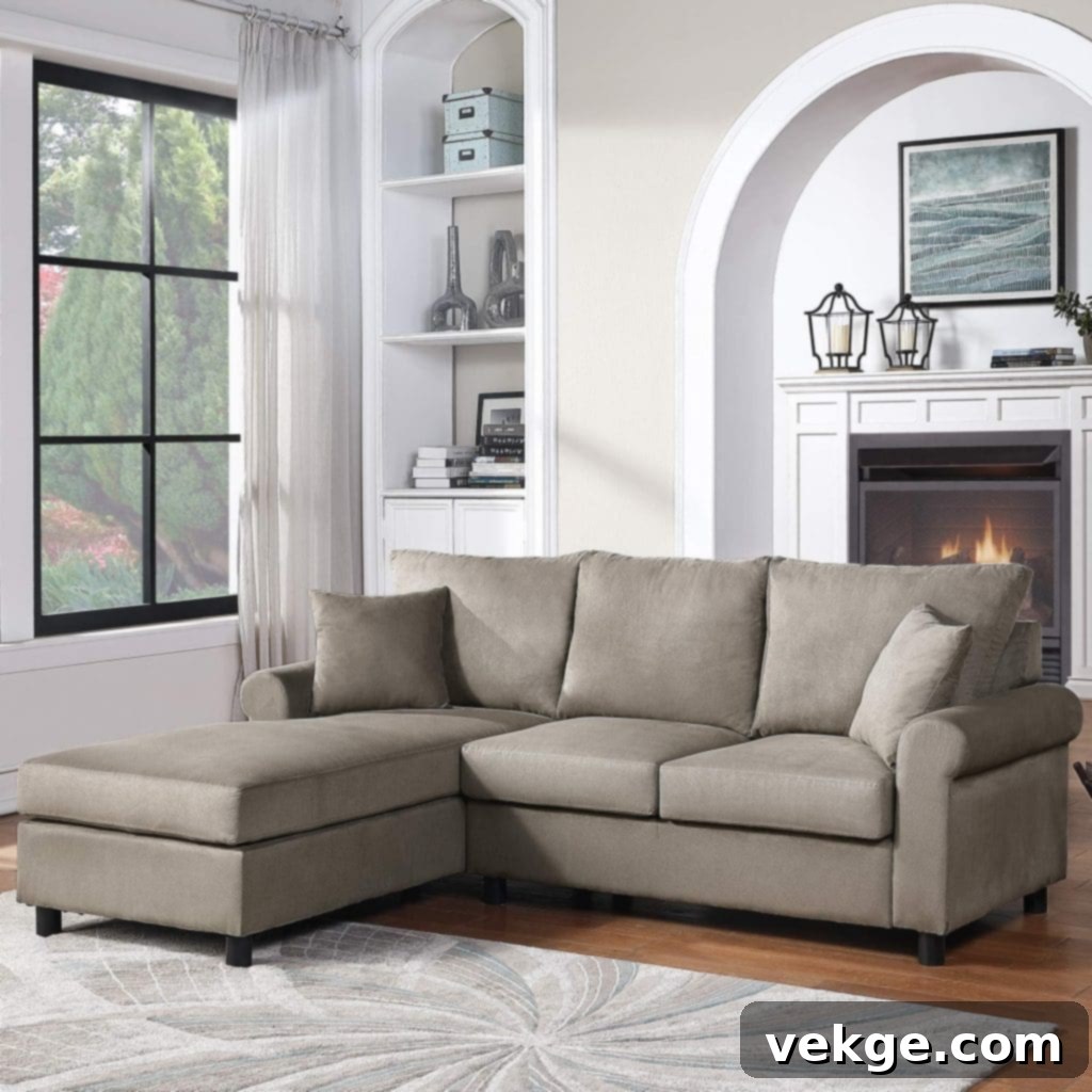 upholstered sofa