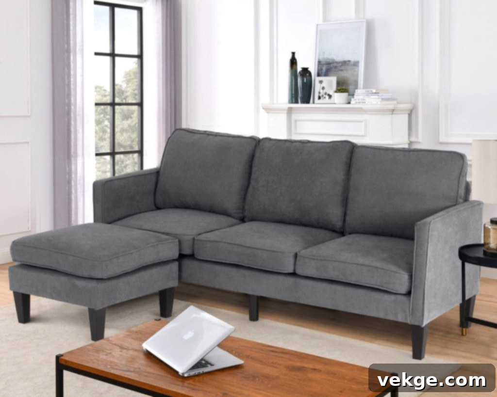 Right Hand Facing Sofa With Chaise