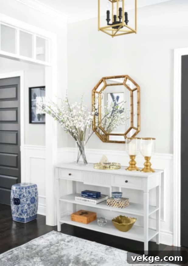 Light and Bright Mid-Century Modern Hallway