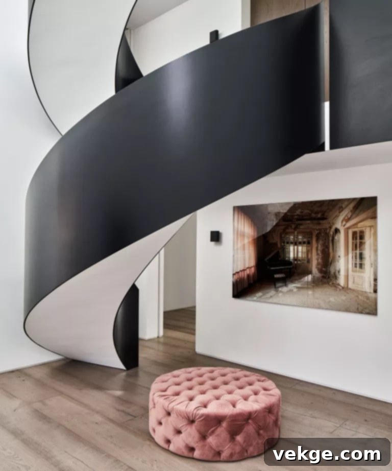 Bespoke Mid-Century Modern Staircase Design