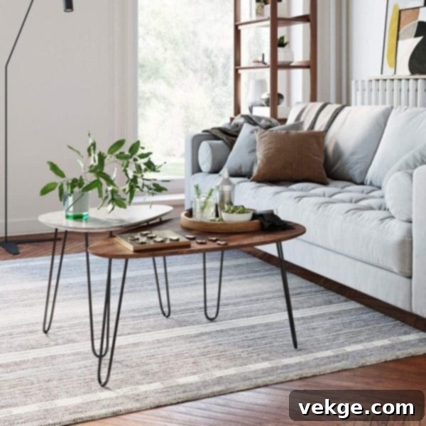 coffee table for a living room