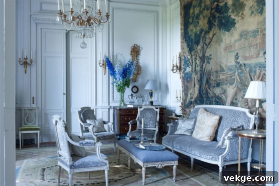french country living rooms