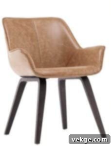 Leather Upholstered chair