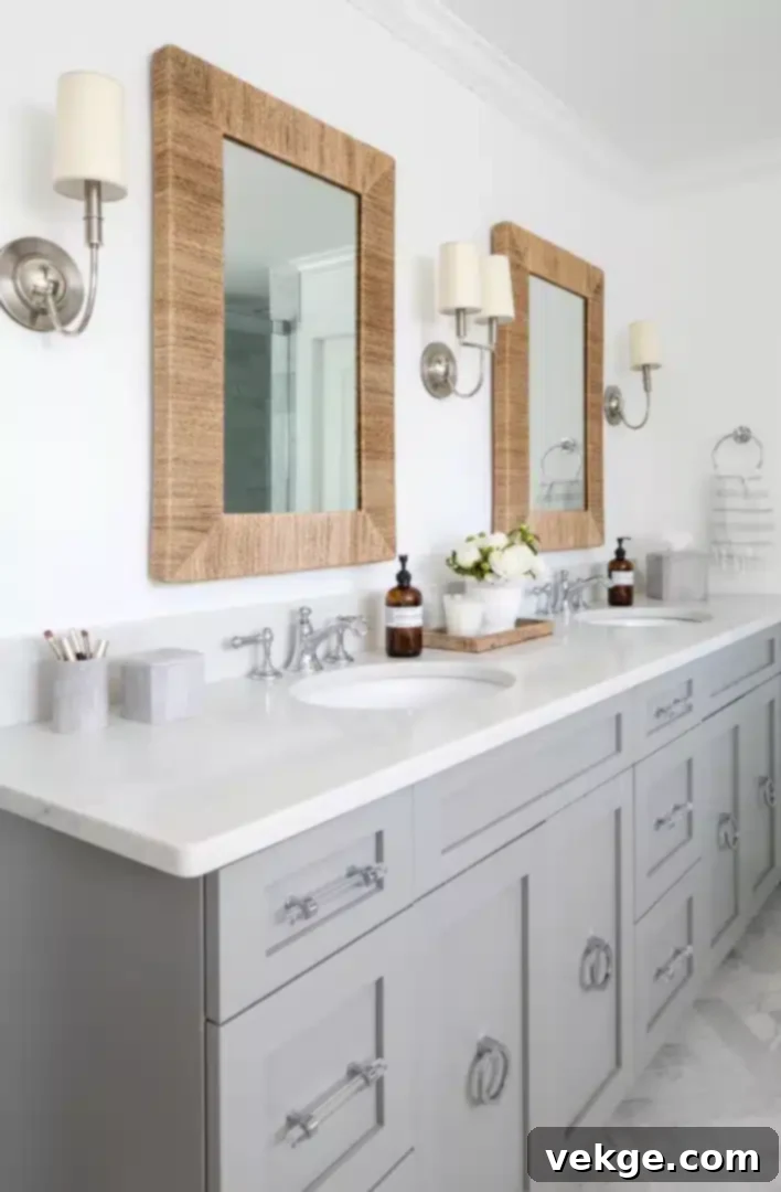 Symmetry Bathroom - Glam Bathroom Decor