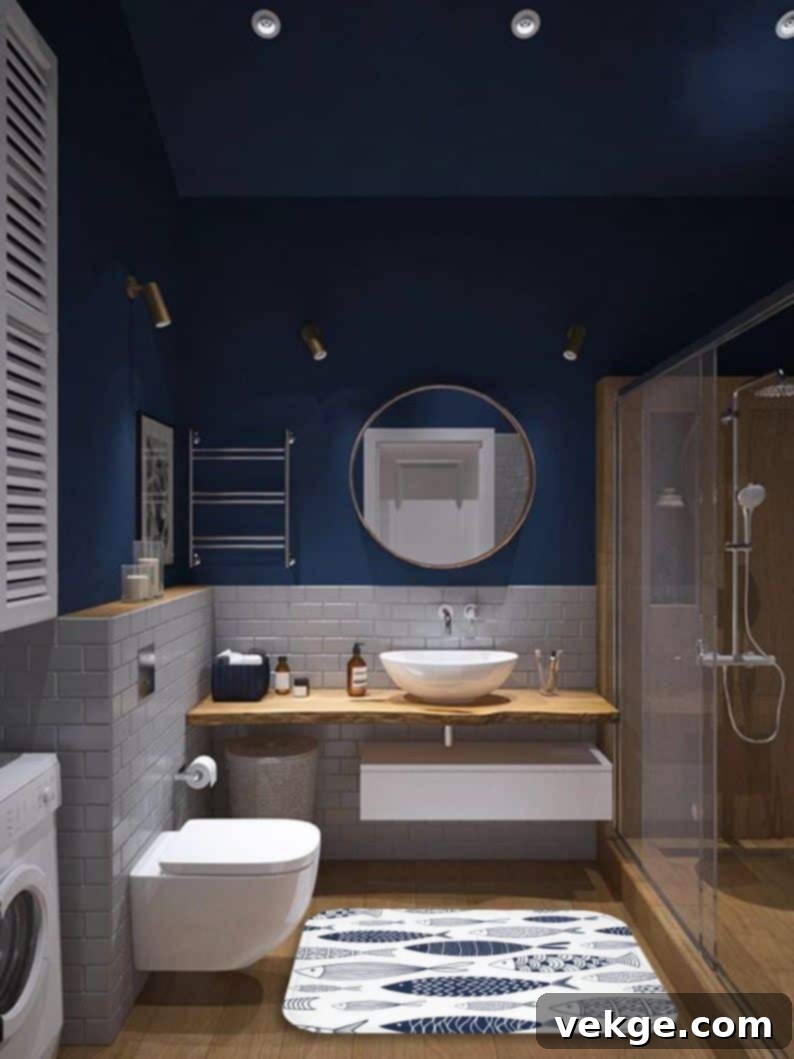 Bathroom Rug - Glam Bathroom Decor
