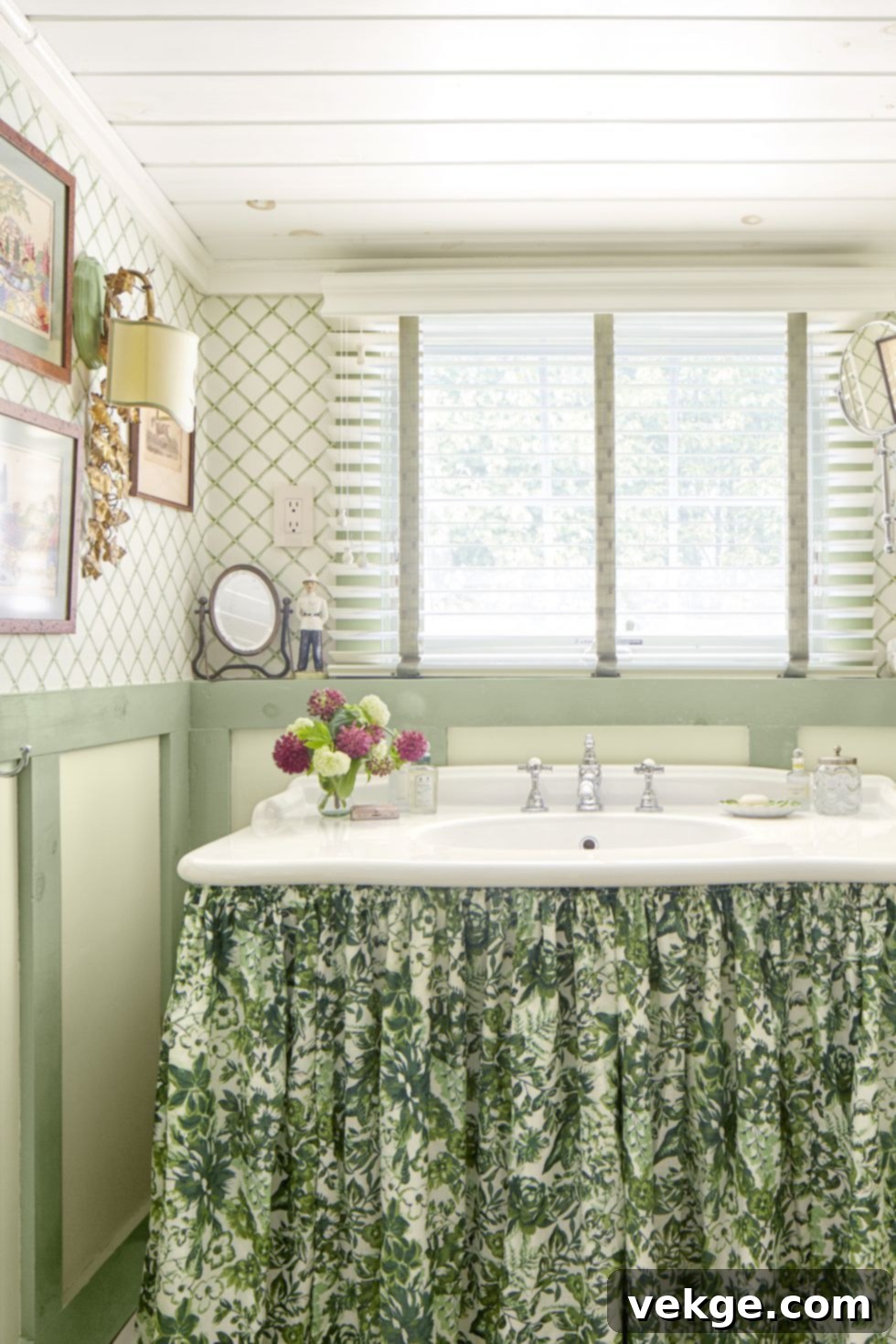 Sink Skirt - Glam Bathroom Decor