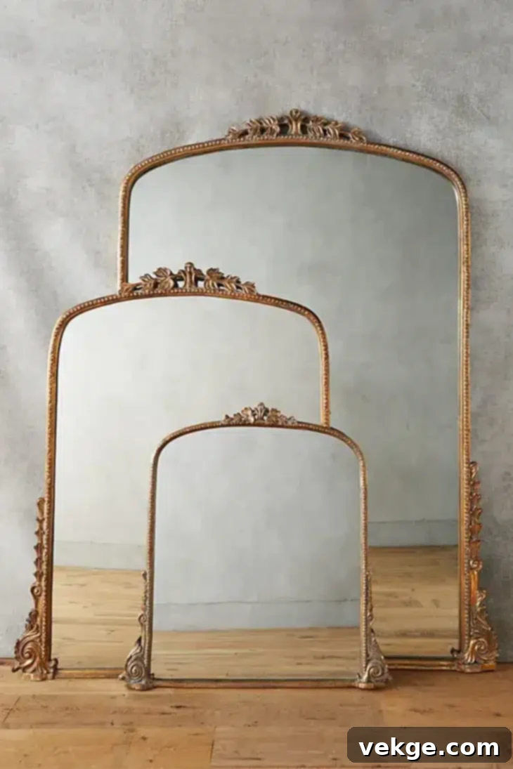 gold mirror 