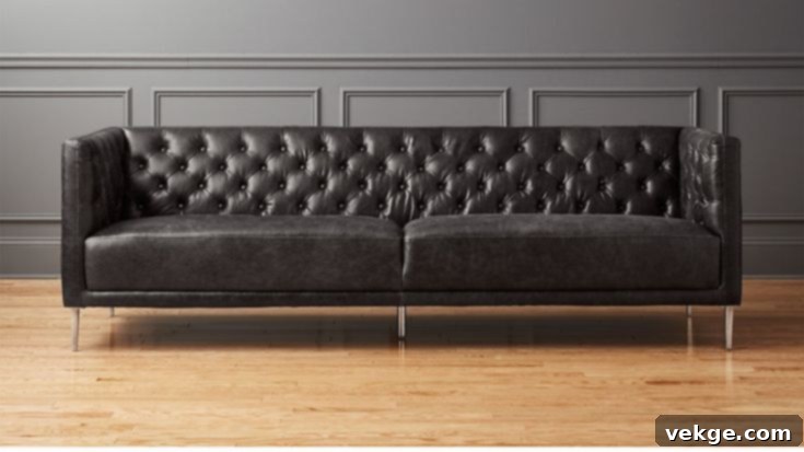 Savile Leather Sofa
