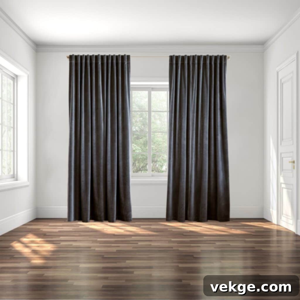 Hang Your Drapes From Ceiling to Floor