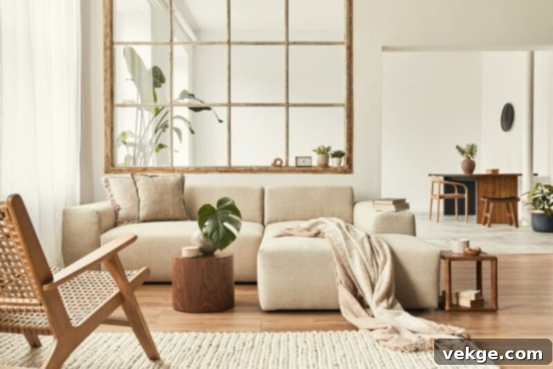 Consider a Neutral Color Palette in a modern home
