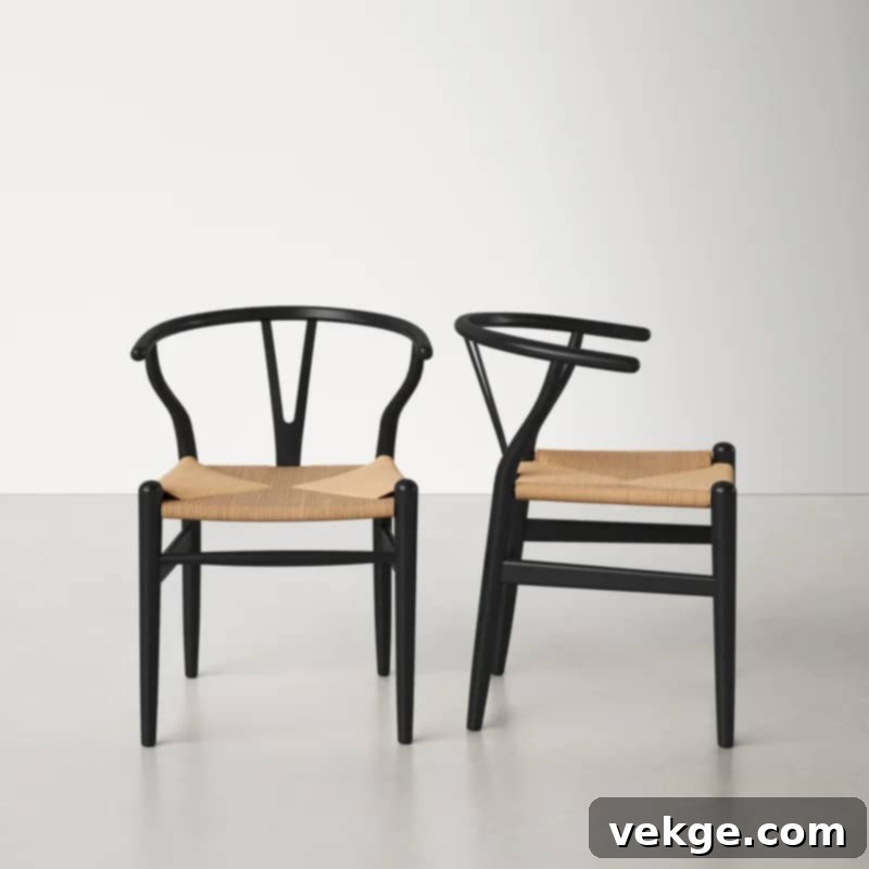 Etta Wishbone Side Chair - American Ash Wood