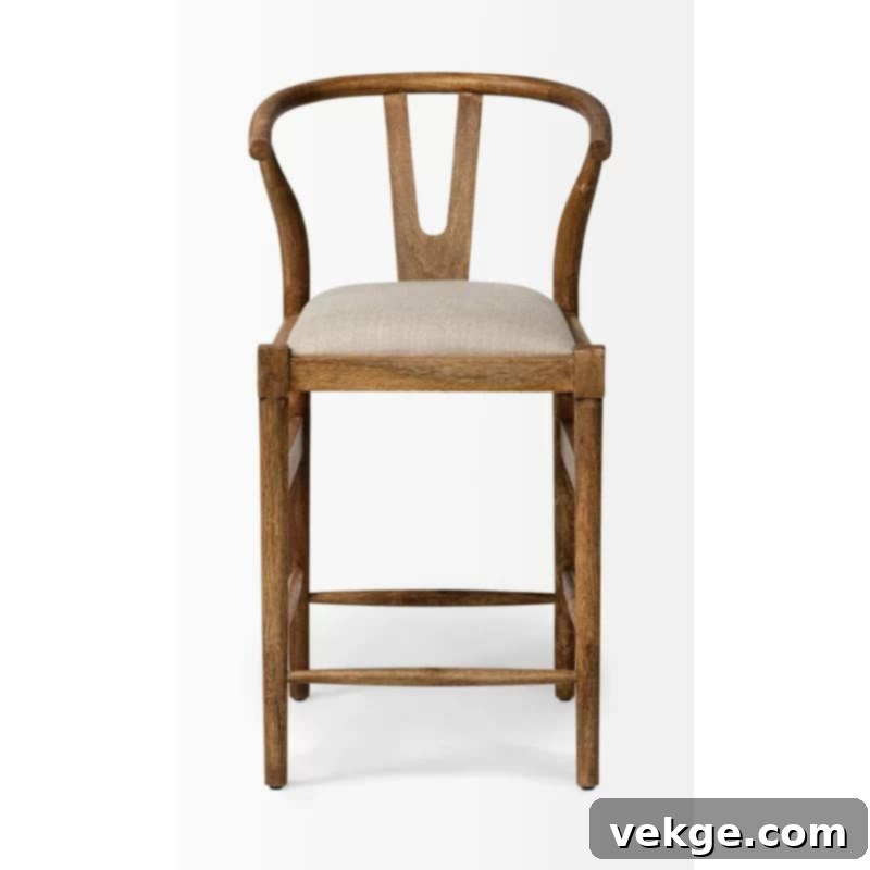 Parina Counter and Bar Stool - Indian Mango Wood Frame