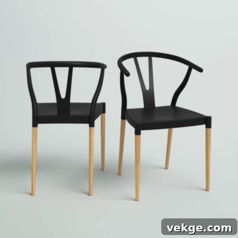 Jase Slat Back Arm Chair - Modern Scandinavian Aesthetic