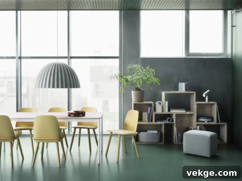 Muuto Nerd Dining Chair in natural oak