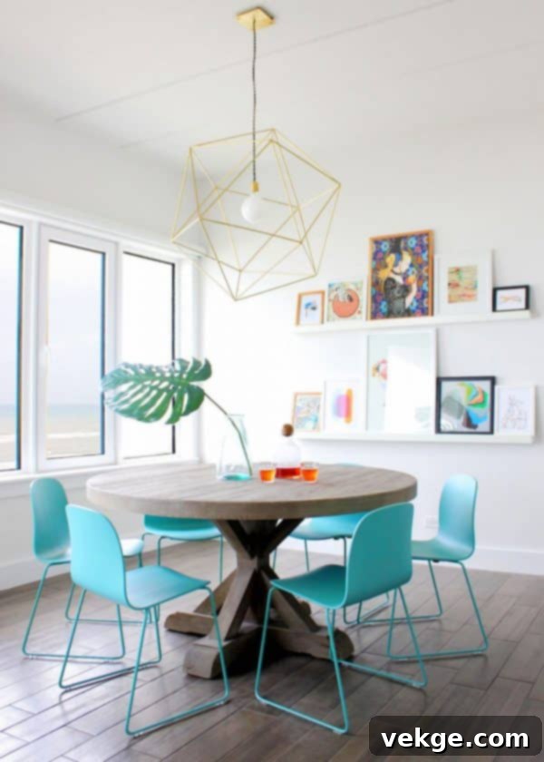 Visu Chair in a vibrant pop color