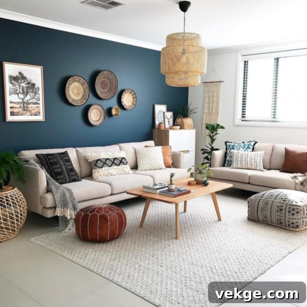 Subtle Blue and Beige Décor