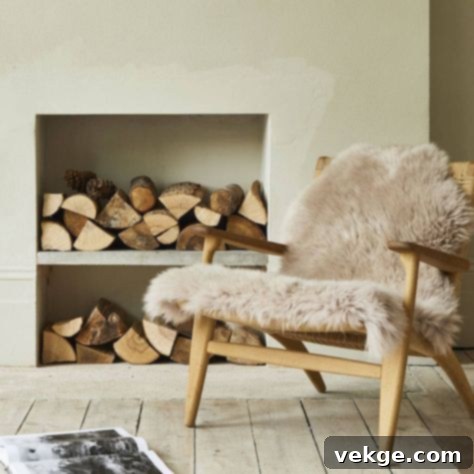 Accessories With A Soft Sheepskin Throw