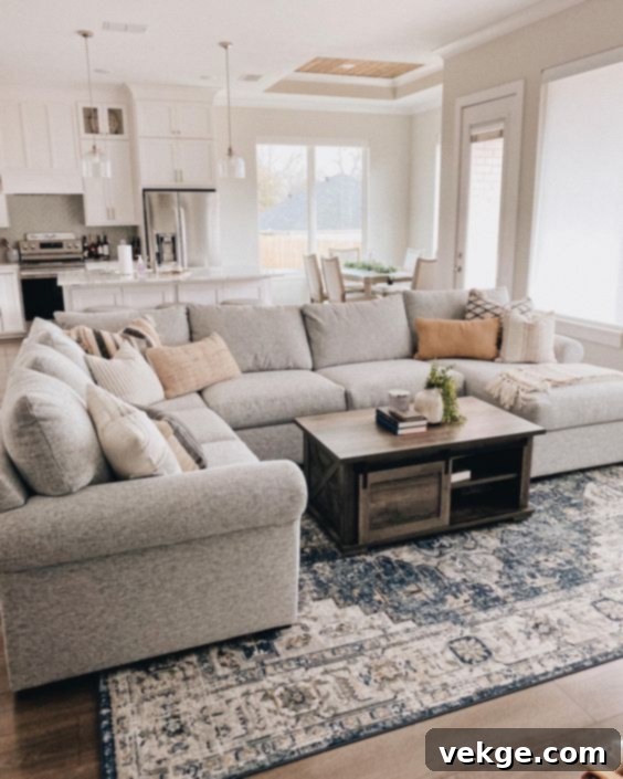 Beige Sectional Sofa