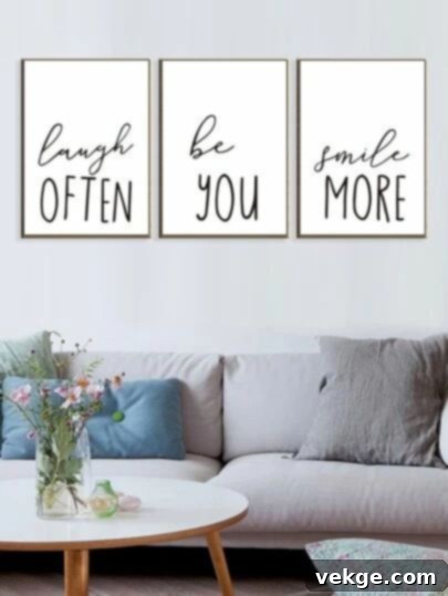 Slogan Art Gallery Wall