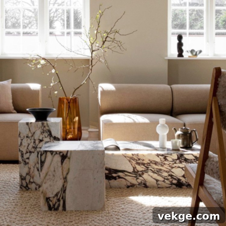 Marble Coffee Table Block