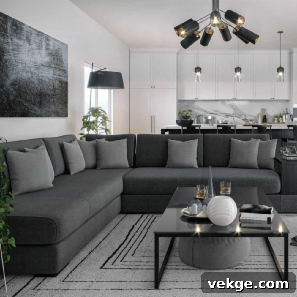 use different shades of gray 