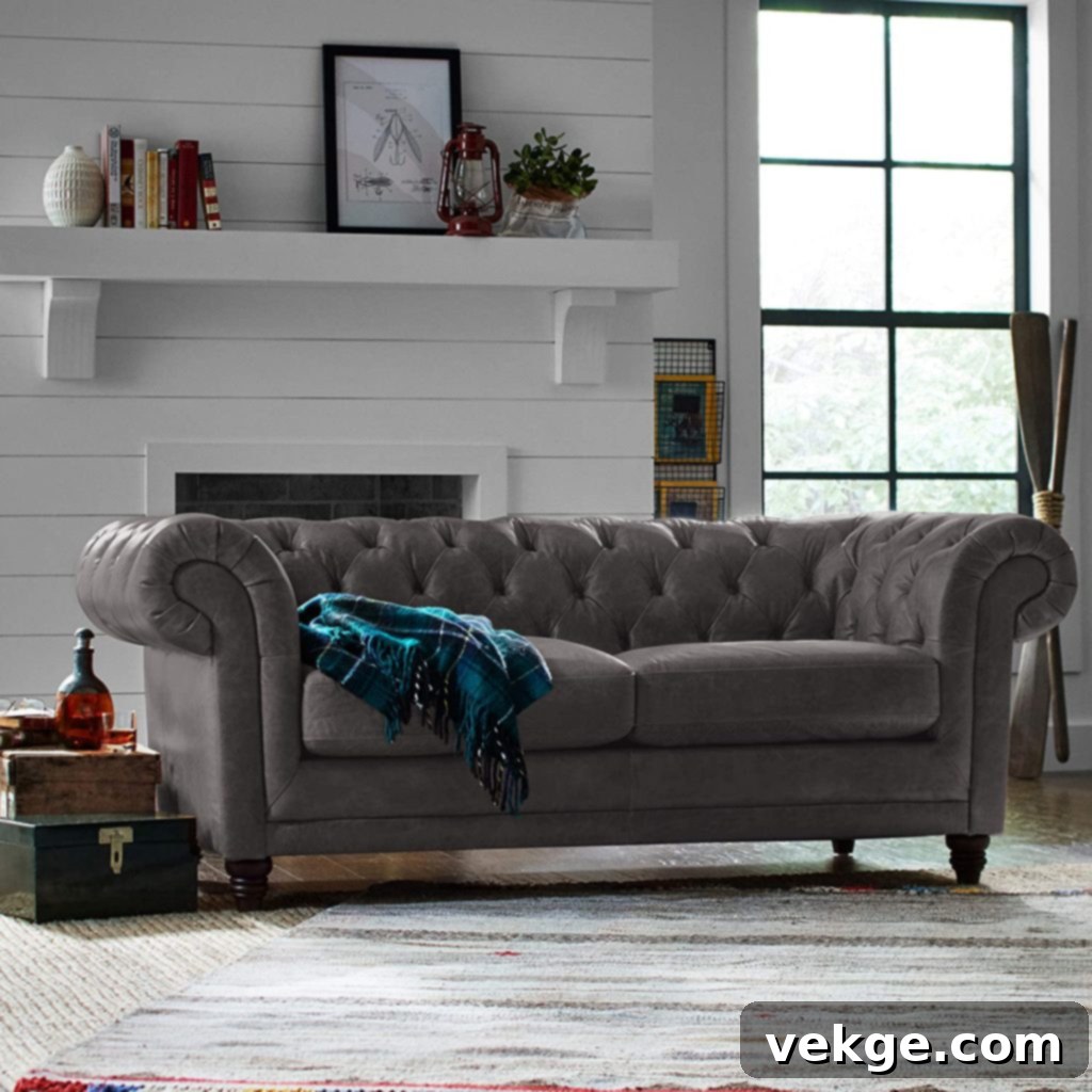 Stone & Beam Bradbury Chesterfield Sofa 