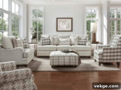 Comfy Casual Wool Sofa