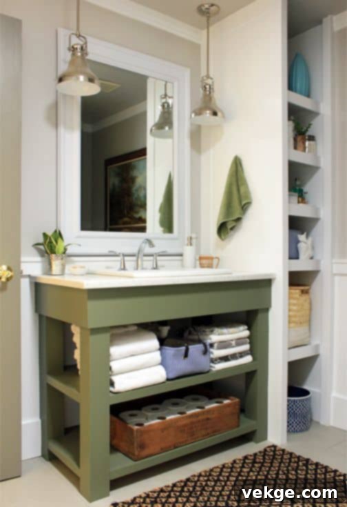 Green-Stained Cabinet