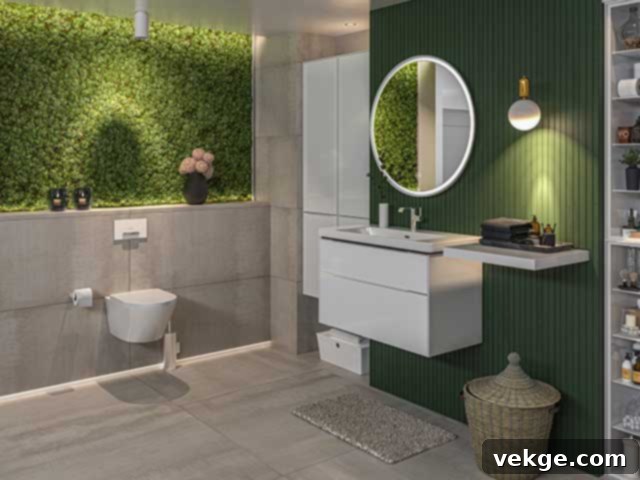 Textured Green Walls