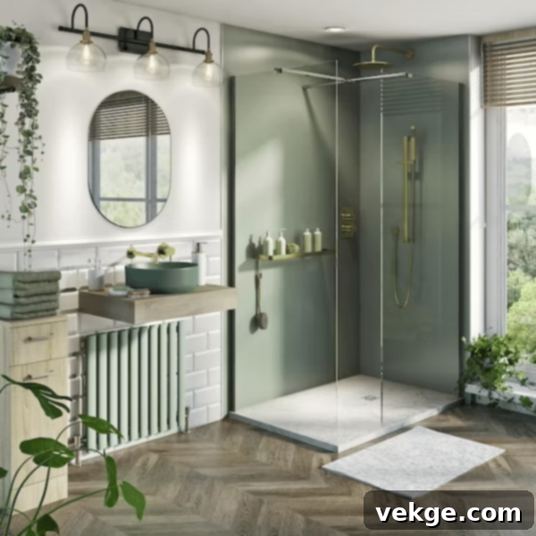 sage green bathroom