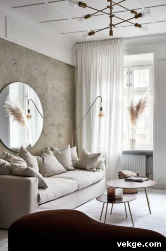 texture fabric and beige living room 
