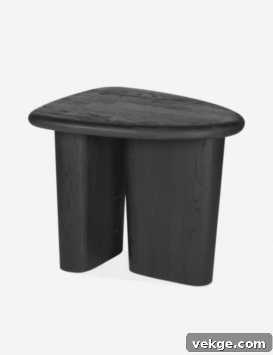 Black Nera Side Table for Modern Boho Style