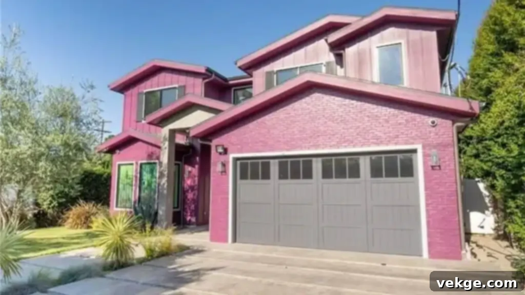 Bella Thorne's Hot Pink House