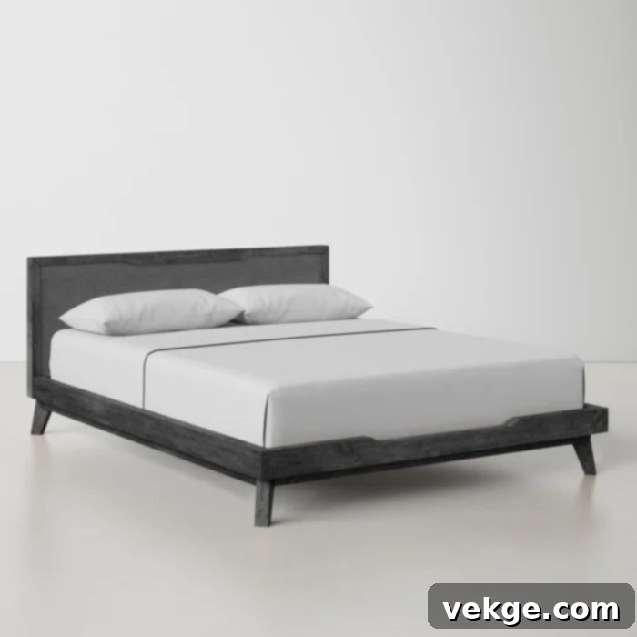 Scandinavian Upholstered Bolig Bed