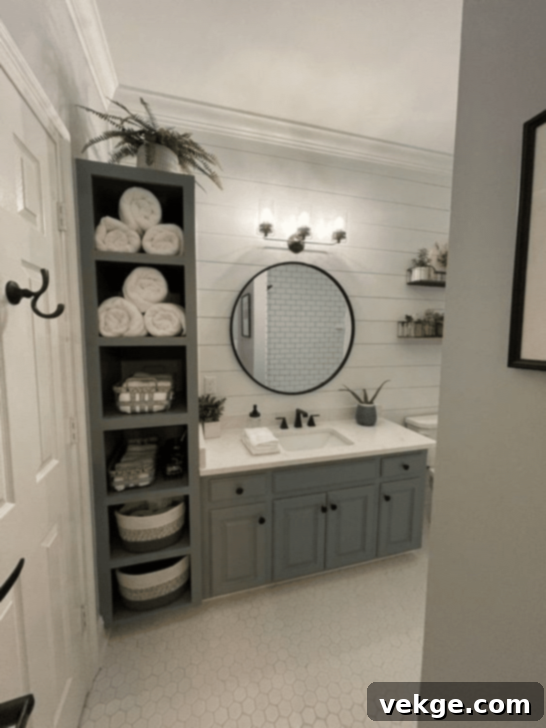 marble floor and cabinet