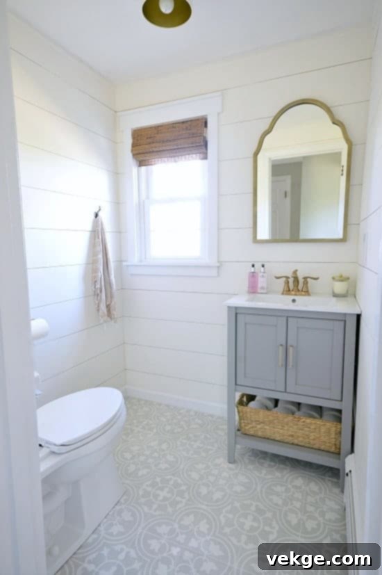 a dreamy powder bathroom 