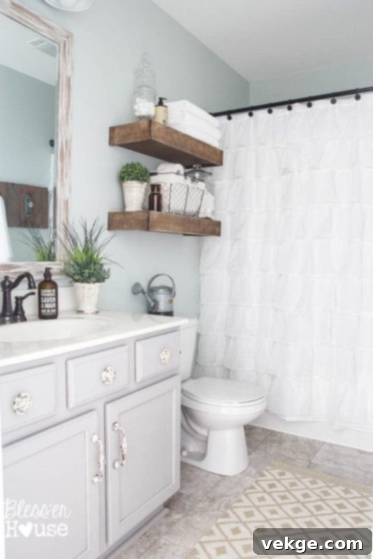 lace it up mid century modern bathroom