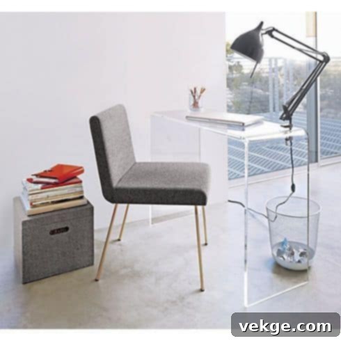 Translucent Acrylic Desk