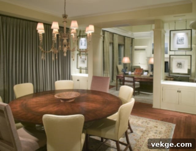 Maintain Cohesiveness mid century modern dining room