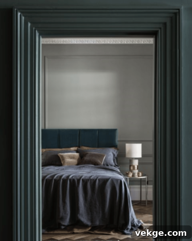 Entry to a Green Bedroom