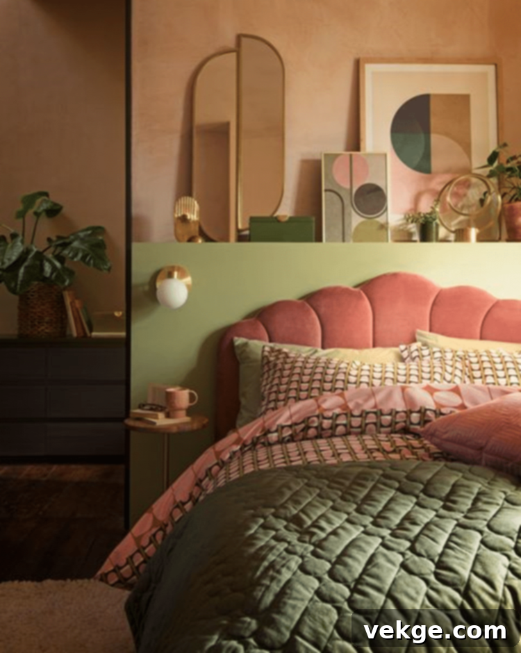 The Artistic Green Bedroom