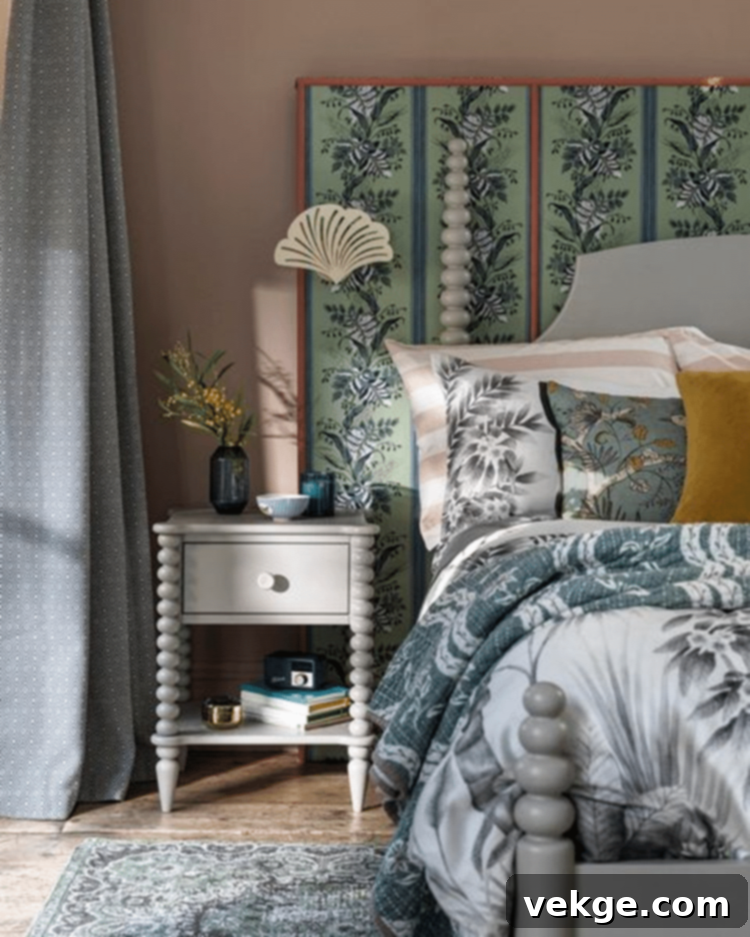 Maximalist Green Bedroom