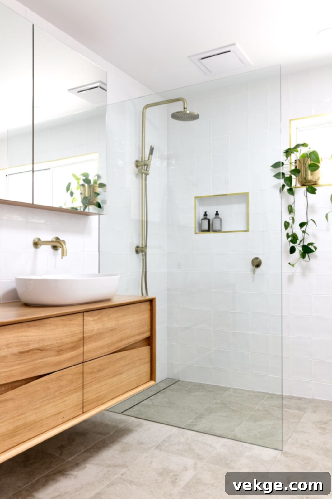 9 Wood vanity