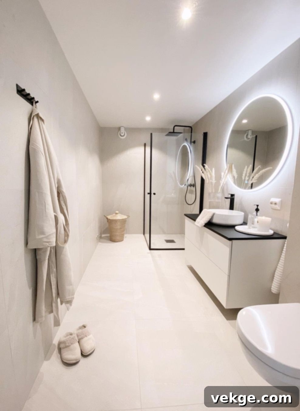 12 Beige Bath robe